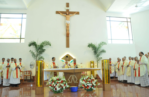 Divine Mercy Church at Fatima Retreat House, Jeppu